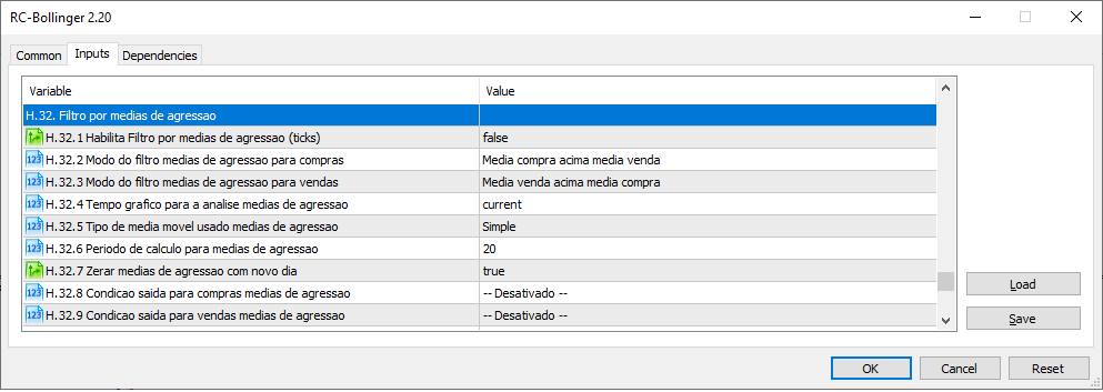 Filtro Medias de Agressão